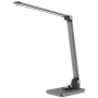 Hansa Lampe de bureau LED "Breeze", socle, gris mtallique