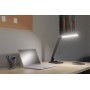 Hansa Lampe de bureau LED "Breeze", socle, gris mtallique