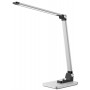 Hansa Lampe de bureau LED "Breeze", socle, gris mtallique