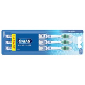 Oral-B Brosse dents CLASSIC CARE 35, medium, pack 2+1