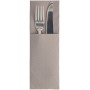 PAPSTAR Serviette pochette "ROYAL Collection", gris