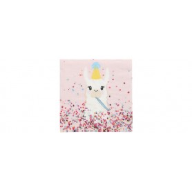 PAPSTAR Serviette motif "Rabbit, Raccon & Fox"