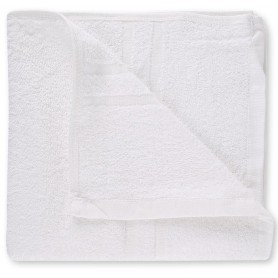 Lot de 10 : HYGOSTAR Serviette de toilette, 500 x 1000 mm, blanc 