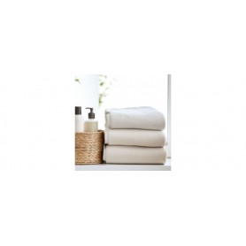 Lot de 10 : HYGOSTAR Serviette de toilette Eco, 500 x 1.000 mm, blanc 