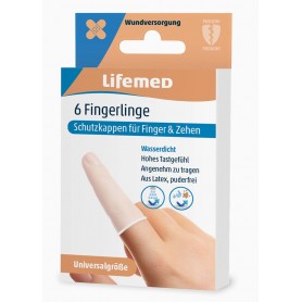 Lifemed Doigtier, taille unique, transparent