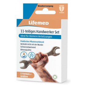 Lifemed Set de pansements "artisan", 11 pices