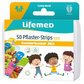 Lifemed Pansement pour enfants "Mix", bote de 50