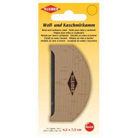 KLEIBER Peigne pour laine & chachemire, en bois