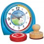 ROTH Kinderwecker & Stempel-Set "Fuáball", blau