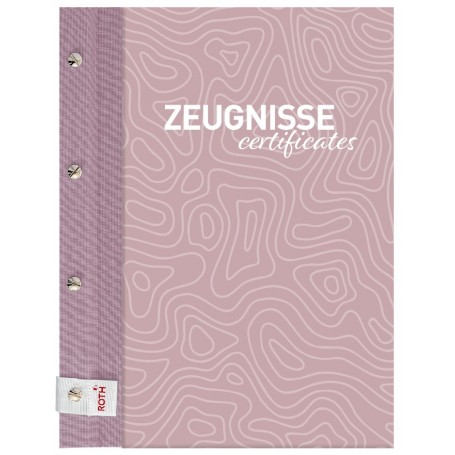 ROTH Zeugnismappe Pattern mit Buchschrauben "Swimming Pool"