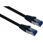 Cordon patch extérieur S/FTP Cat 6a noir 2,0 m