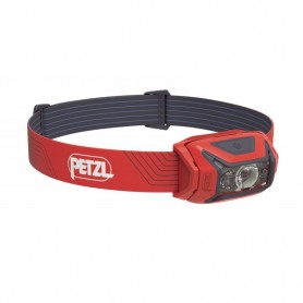 PETZL Rouge ACTIK-Lampe Frontale-Activités Outdoor-Multifaisceau-Homme/Femme Adulte Unisexe, U 