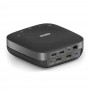 PureLink Vuelogic Station d'accueil USB C, 10-en-1 multifonctionnelle pour Ordinateur Portable, Portable 2 écrans 4K, hub HDMI, PD Power Delivery, Microphone Audio Haut-Parleur, Ethernet LAN, Noir