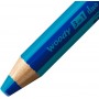 Crayon multi-talents STABILO woody 3 in 1 duo - bleu foncé-turquoise