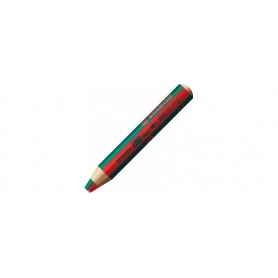 Crayon multi-talents STABILO woody 3 in 1 duo - rouge-vert foncé