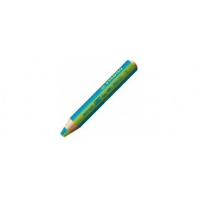 Crayon multi-talents STABILO woody 3 in 1 duo - turquoise-vert clair