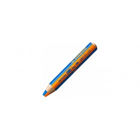 Crayon multi-talents STABILO woody 3 in 1 duo - orange-bleu