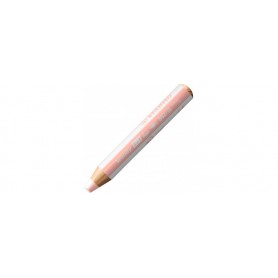 Crayon multi-talents STABILO woody 3 in 1 duo - blanc-abricot