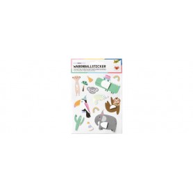 folia Sticker boule en papier JUNGLE