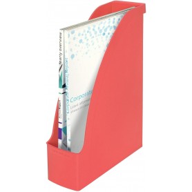 LEITZ Porte-revues Recycle, format A4, PS, rouge clair