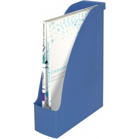 LEITZ Porte-revues Recycle, format A4, PS, bleu clair