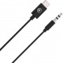 Câble audio Jack 3.5mm vers USB-C 90cm Noir