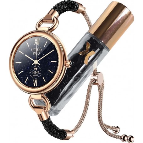 Montre bijoux connectée MAXCOM FW51 Cristal Noir