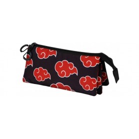Naruto Shippuden Clouds triple pencil case