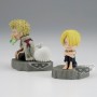One Piece World Collectable Stories Sanji &38 Zeff figure 6cm