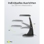 Lampe Loupe à LED sur Pied, 6 W, noir450 lm, lentille en verre de 100 mm, grossissement 1,75 fois, 3 dioptries