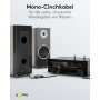 Câble RCA Mono, 10 m, Sharkskin GreyConnecteur Cinch (woofer, center) Connecteur Cinch (woofer, center)
