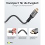 Câble DisplayPort™ vers HDMI™, 1 m, Sharkskin GreyConnecteur DisplayPort™ connecteur HDMI™ (type A)