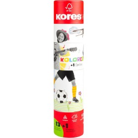 Kores Crayon de couleur "Kolores Twist & Turn", tui de 12