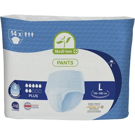 Medi-Inn Culotte pour incontinence "PLUS", taille L, blanc