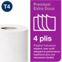TORK Papier toilette, 4 couches, blanc