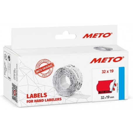 METO tiquette pr-imprime pour tiqueteuse, 32 x 19 mm