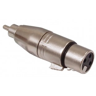 Valueline 3p XLR female - RCA male adapter