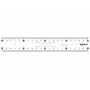 MAPED Regles plate Double Decimetre Essentials Plastique 20 cm a  Poignee