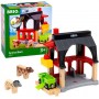 Grange des animaux - Accessoire pour circuit de train en bois -7312350360127 - Brio World