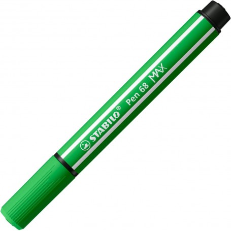 Feutre pointe biseautée STABILO Pen 68 MAX - vert clair