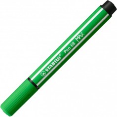 Feutre pointe biseautée STABILO Pen 68 MAX - vert clair