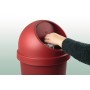 helit Poubelle "the flip", 45 litres, rouge 