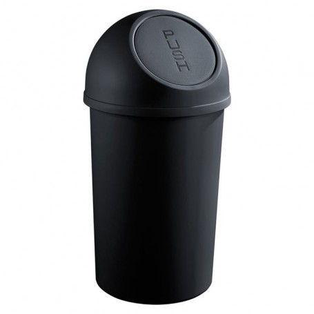 helit Poubelle "the flip", 45 litres, noir 