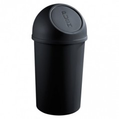 helit Poubelle "the flip", 45 litres, noir 