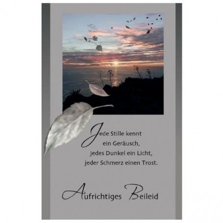 SUSY CARD Trauerkarte 'Sonnenuntergang'