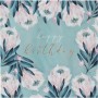 SUSY CARD Carte d\'anniversaire "Swan lake flowers"