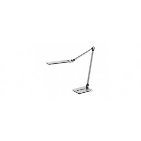 Hansa Lampe de bureau LED "Wave", socle, argent bross