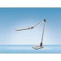 Hansa Lampe de bureau LED "Wave", socle, argent bross