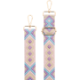 Bandoulière Brésilienne Violet et Rose pâle