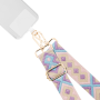 Bandoulière Brésilienne Violet et Rose pâle